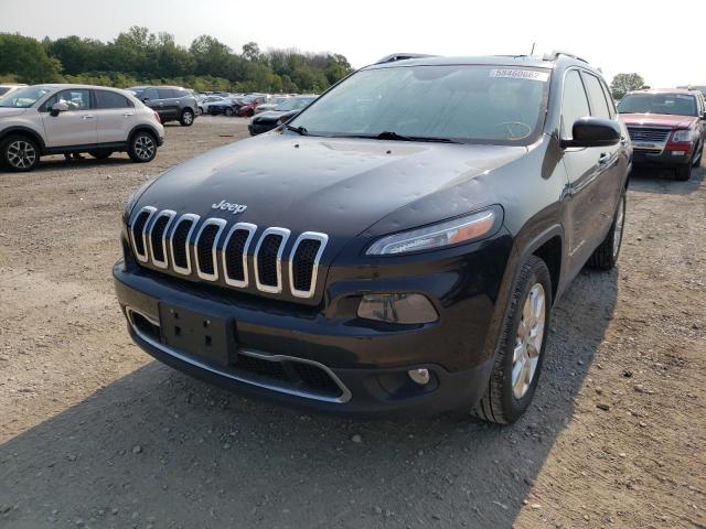 1C4PJMDS2FW676499 - 2015 JEEP CHEROKEE L BLACK photo 2