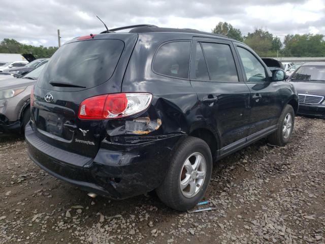 5NMSG13D48H223503 - 2008 HYUNDAI SANTA FE BLACK photo 4