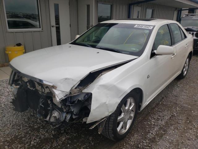 1G6DW677960217936 - 2006 CADILLAC STS WHITE photo 2