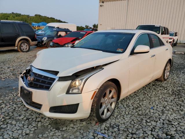 1G6AG5RX7D0174816 - 2013 CADILLAC ATS WHITE photo 2