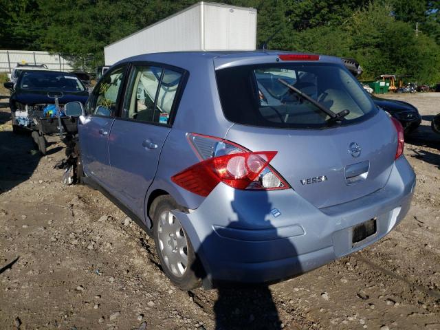 3N1BC1CP6AL416785 - 2010 NISSAN VERSA S SILVER photo 3