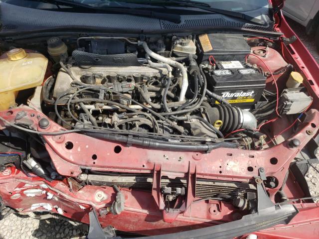 3FAFP31Z84R101156 - 2004 FORD FOCUS ZX3 RED photo 7