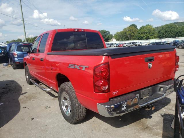 1D7HA18K77J598822 - 2007 DODGE RAM 1500 S RED photo 3