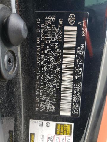 JTKJF5C78FJ007332 - 2015 TOYOTA SCION TC TWO TONE photo 10