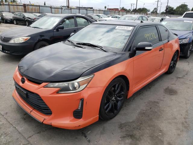 JTKJF5C78FJ007332 - 2015 TOYOTA SCION TC TWO TONE photo 2