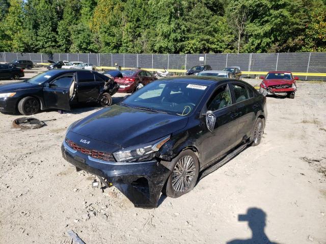 3KPF54AD2NE482277 - 2022 KIA FORTE GT L BLACK photo 2