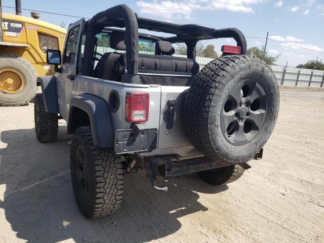 1C4AJWAG1EL120573 - 2014 JEEP WRANGLER S SILVER photo 3