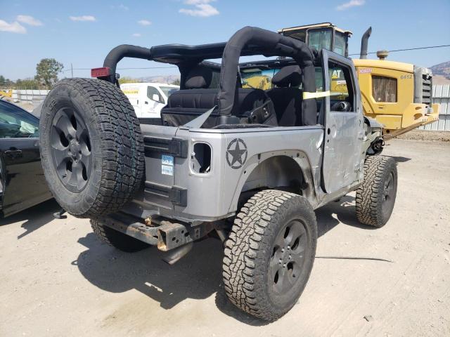 1C4AJWAG1EL120573 - 2014 JEEP WRANGLER S SILVER photo 4