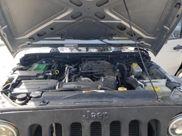 1C4AJWAG1EL120573 - 2014 JEEP WRANGLER S SILVER photo 7