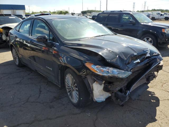 3FA6P0LU7KR147526 - 2019 FORD FUSION SE BLACK photo 1