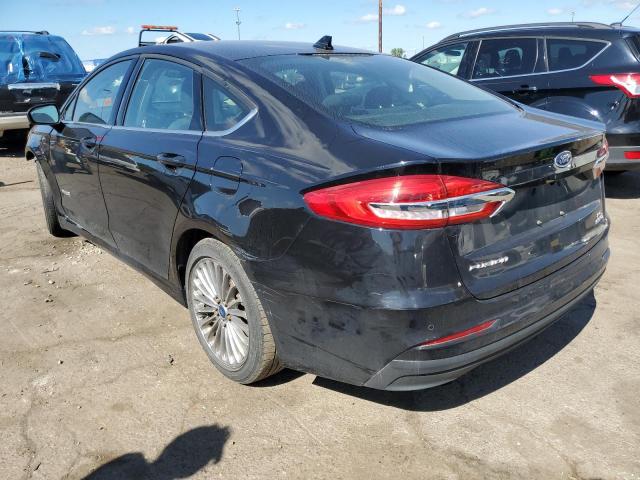 3FA6P0LU7KR147526 - 2019 FORD FUSION SE BLACK photo 3