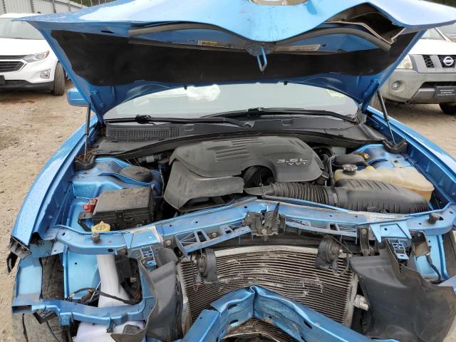 2C3CDXHG0KH553620 - 2019 DODGE CHARGER GT BLUE photo 7