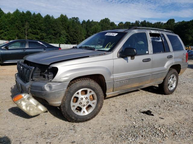 1J4GW48S81C596933 - 2001 JEEP GRAND CHER GRAY photo 2