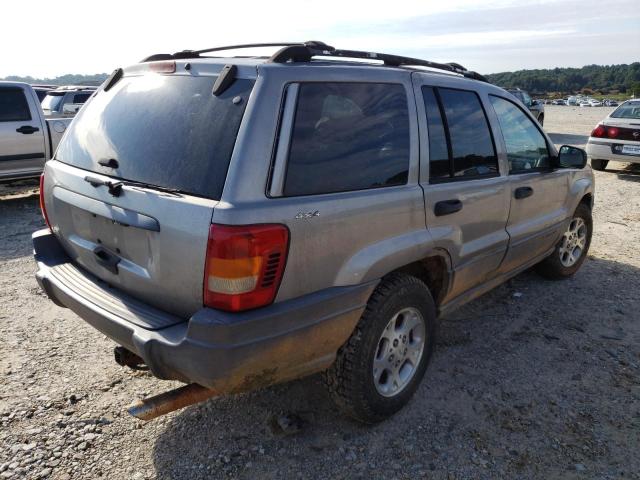 1J4GW48S81C596933 - 2001 JEEP GRAND CHER GRAY photo 4