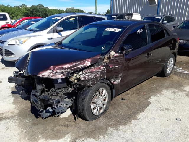 KNAFU4A27B5461012 - 2011 KIA FORTE EX BROWN photo 2