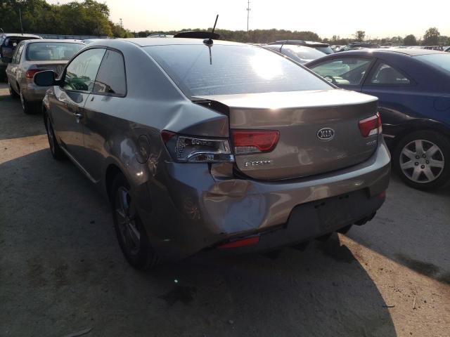 KNAFU6A24C5467573 - 2012 KIA FORTE EX GRAY photo 9