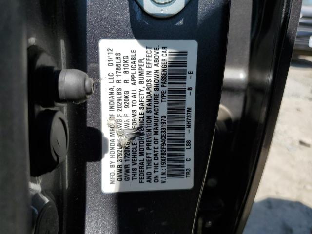 19XFB2F94CE331973 - 2012 HONDA CIVIC EXL Grafit foto 10