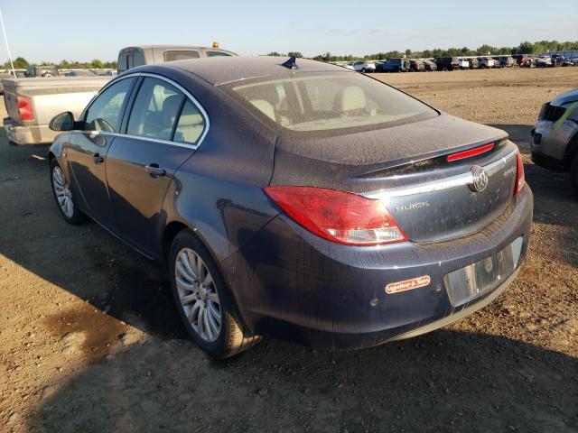 W04GT5GC8B1018627 - 2011 BUICK REGAL CXL BLUE photo 3