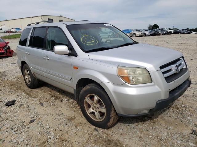 5FNYF28516B022306 - 2006 HONDA PILOT EX SILVER photo 1