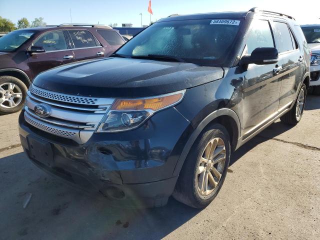 1FM5K7D85DGB94381 - 2013 FORD EXPLORER X BLACK photo 2