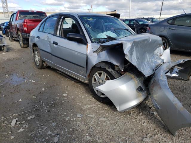 2HGES15104H514604 - 2004 HONDA CIVIC DX SILVER photo 1