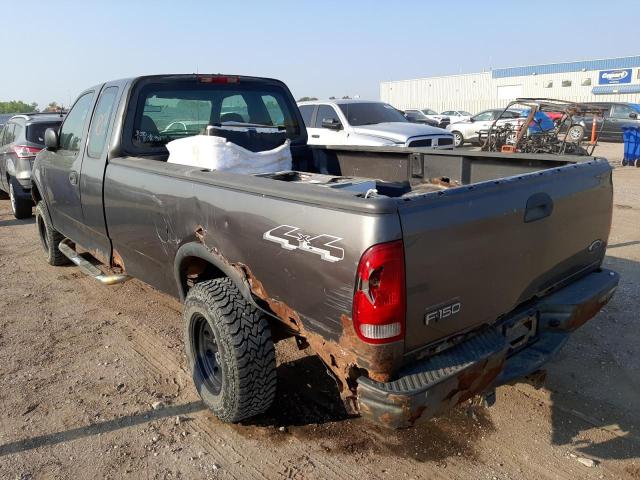 1FTRX18W43NB54753 - 2003 FORD F150 GRAY photo 3