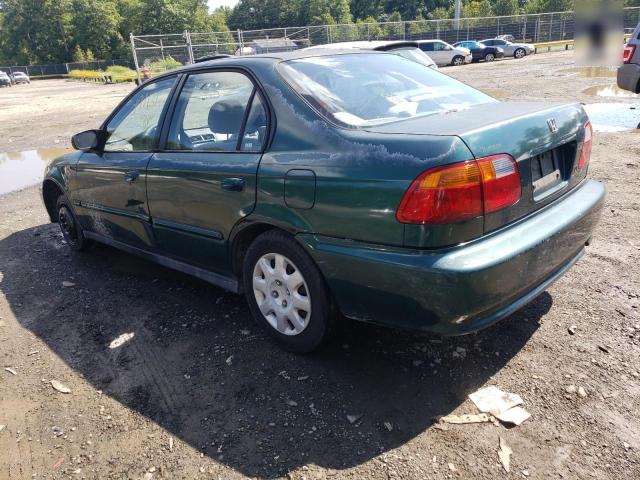 2HGEJ6617YH540637 - 2000 HONDA CIVIC BASE GREEN photo 3