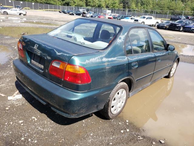 2HGEJ6617YH540637 - 2000 HONDA CIVIC BASE GREEN photo 4
