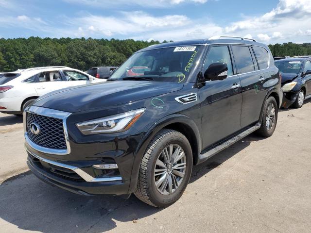 JN8AZ2AF4N9742269 - 2022 INFINITI QX80 LUXE BLACK photo 2