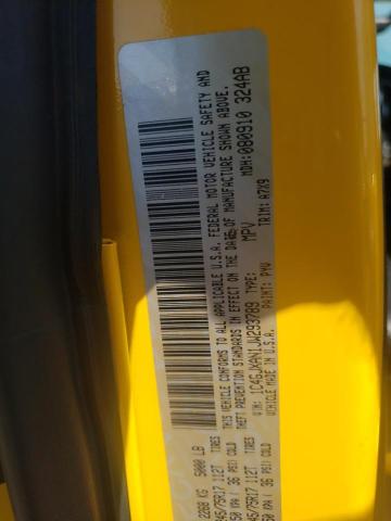 1C4GJXAN1JW293789 - 2018 JEEP WRANGLER S YELLOW photo 10