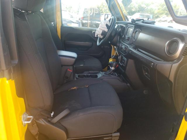 1C4GJXAN1JW293789 - 2018 JEEP WRANGLER S YELLOW photo 5