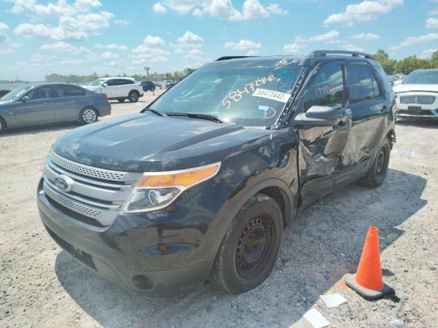 1FMHK7B82CGA35977 - 2012 FORD EXPLORER BLACK photo 2