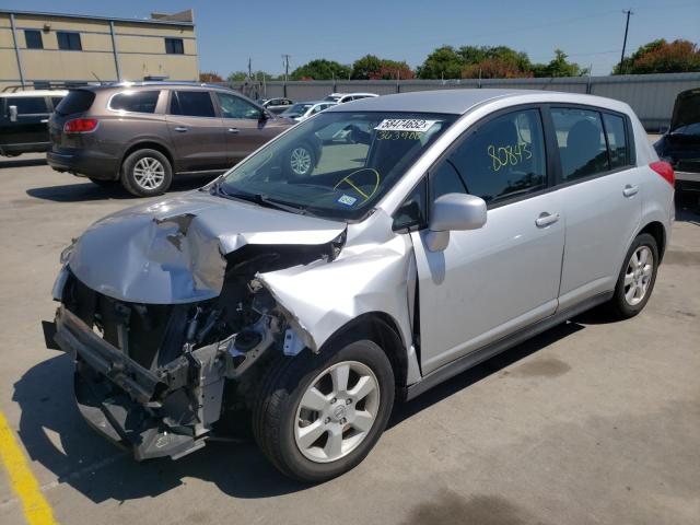 3N1BC1CP6CL363900 - 2012 NISSAN VERSA S SILVER photo 2