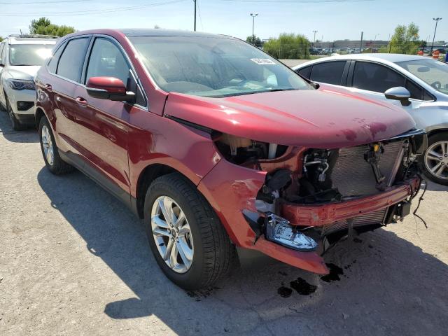 2FMPK3J94JBC05744 - 2018 FORD EDGE SEL RED photo 1