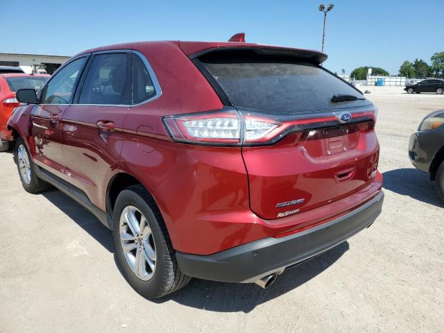 2FMPK3J94JBC05744 - 2018 FORD EDGE SEL RED photo 3