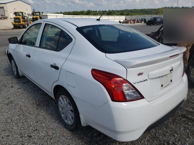 3N1CN7AP3KL805681 - 2019 NISSAN VERSA S WHITE photo 3