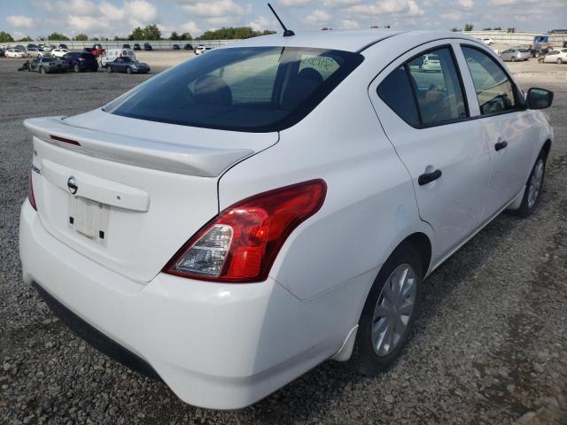 3N1CN7AP3KL805681 - 2019 NISSAN VERSA S WHITE photo 4