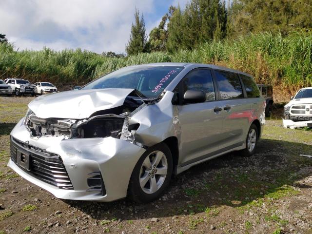 5TDZZ3DC5LS072218 - 2020 TOYOTA SIENNA L SILVER photo 2