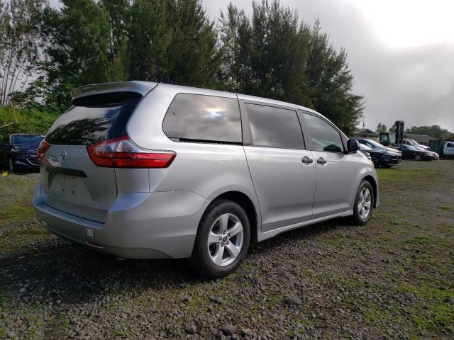 5TDZZ3DC5LS072218 - 2020 TOYOTA SIENNA L SILVER photo 4