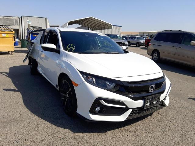 SHHFK7H44MU410598 - 2021 HONDA CIVIC SPOR WHITE photo 1