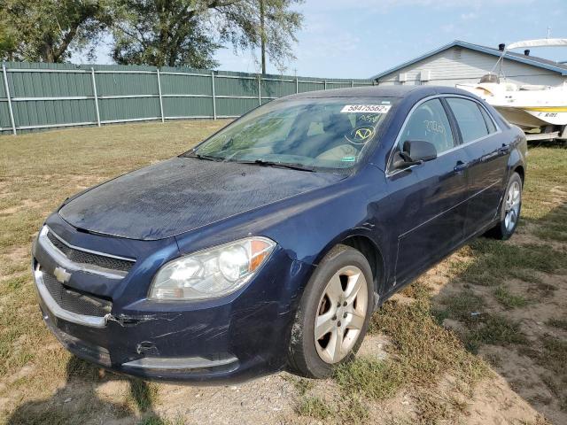 1G1ZG57B894160598 - 2009 CHEVROLET MALIBU LS BLUE photo 2