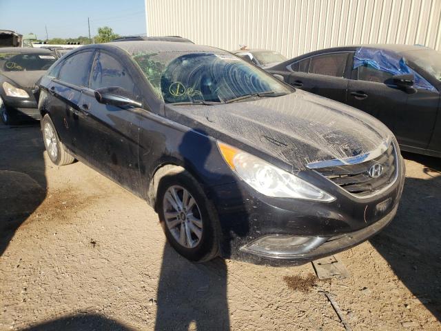 5NPEB4AC0CH483853 - 2012 HYUNDAI SONATA GLS BLACK photo 1