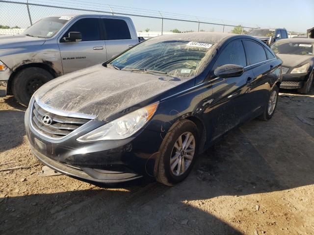 5NPEB4AC0CH483853 - 2012 HYUNDAI SONATA GLS BLACK photo 2