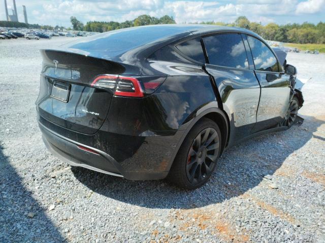 5YJYGDEE4MF242839 - 2021 TESLA MODEL Y أسود صورة 4