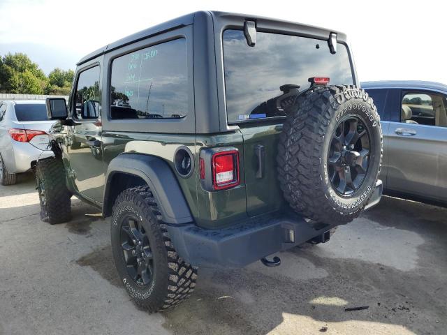 1C4GJXAN5MW691544 - 2021 JEEP WRANGLER S GREEN photo 3