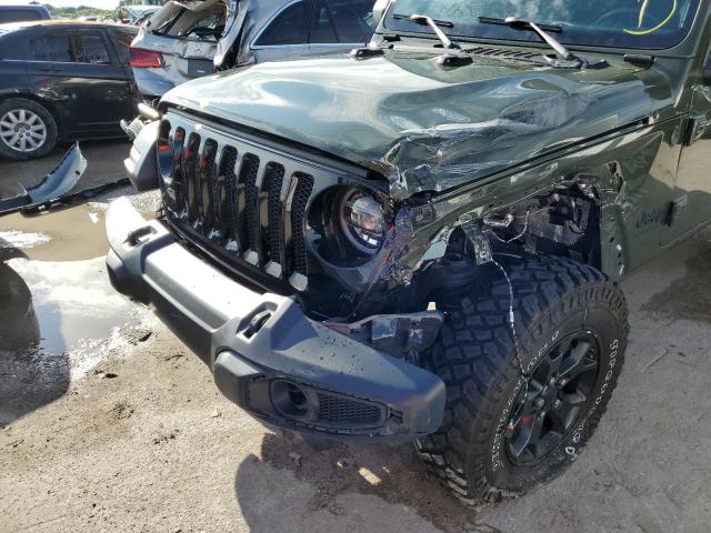 1C4GJXAN5MW691544 - 2021 JEEP WRANGLER S GREEN photo 9