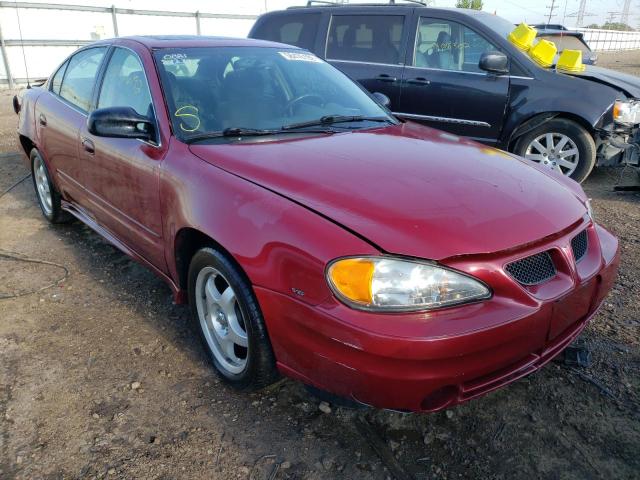 1G2NF52E34M570054 - 2004 PONTIAC GRAND AM RED photo 1