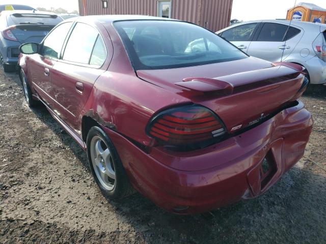 1G2NF52E34M570054 - 2004 PONTIAC GRAND AM RED photo 3