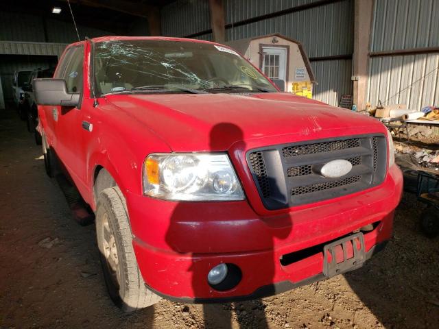 1FTRX12W47KC27507 - 2007 FORD F150 RED photo 1