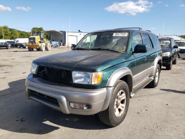 JT3GN87R120231273 - 2002 TOYOTA 4RUNNER LI GREEN photo 2